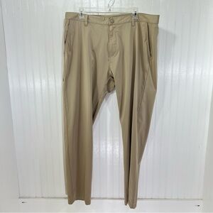 Rhone Commuter Pants Men’s W38 Khaki Performance Dress Chino
